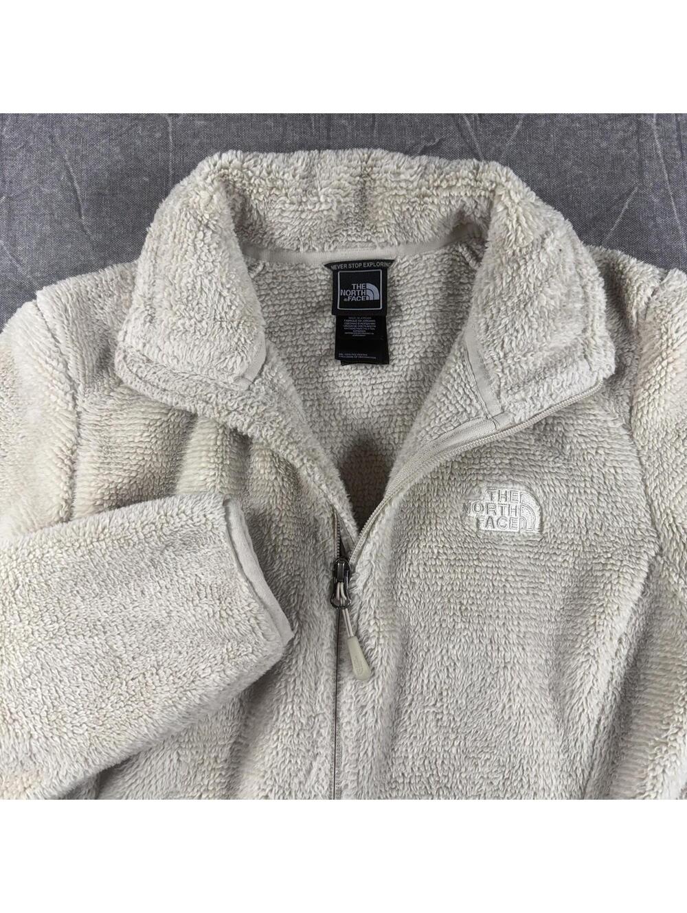 Northface Jacket Women's S Cream Fleece Warm Cozy